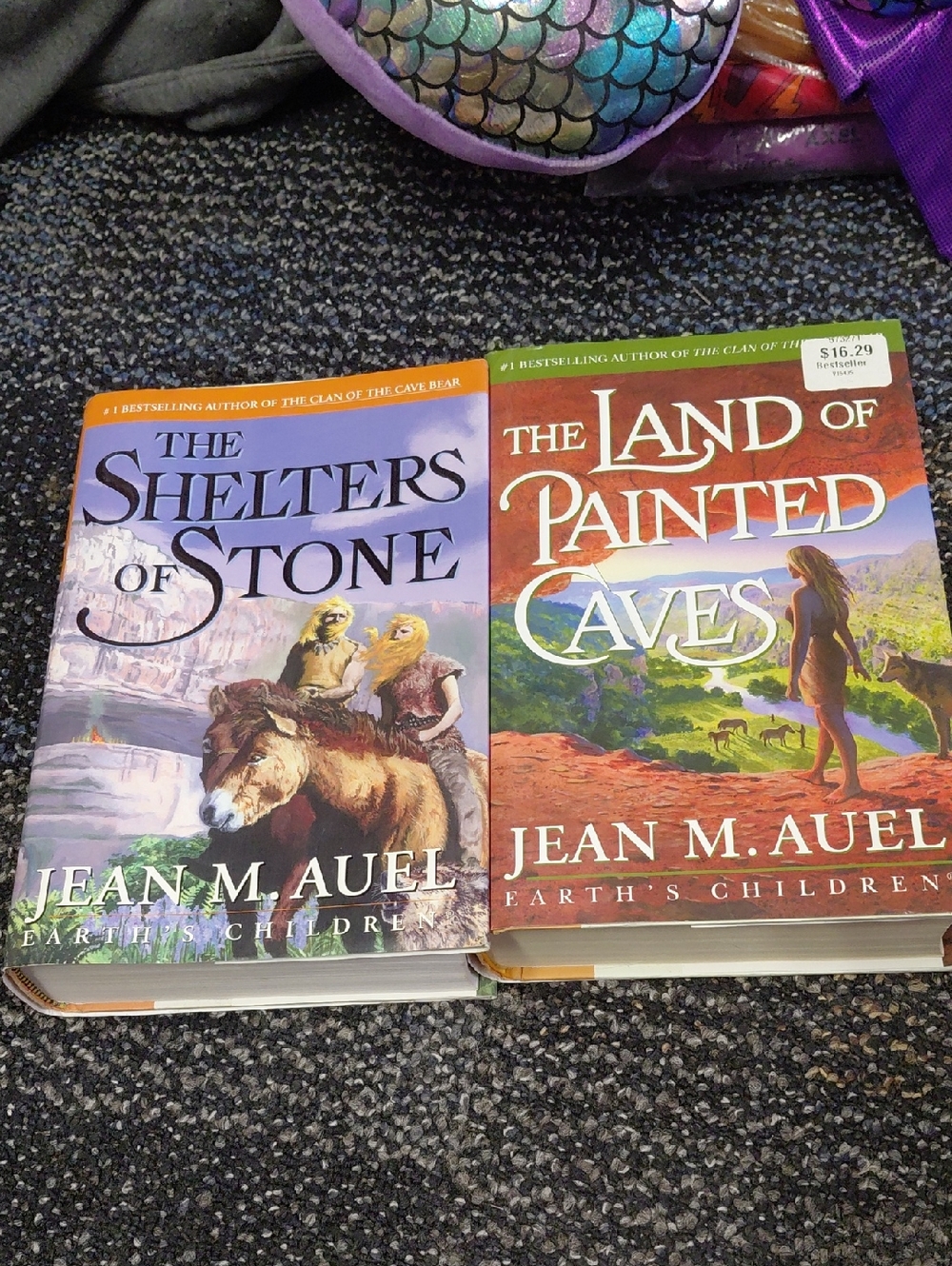 The Shelters of Stone & The Land of Painted Caves - Jean M. Auel (Pair)